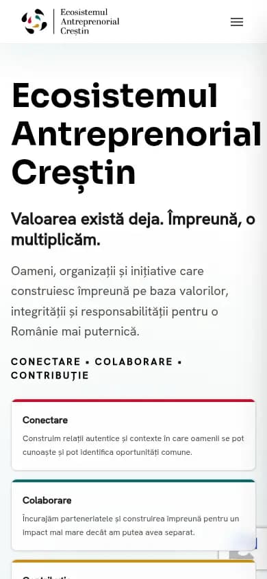 Ecosistemul Antreprenorial platform on mobile