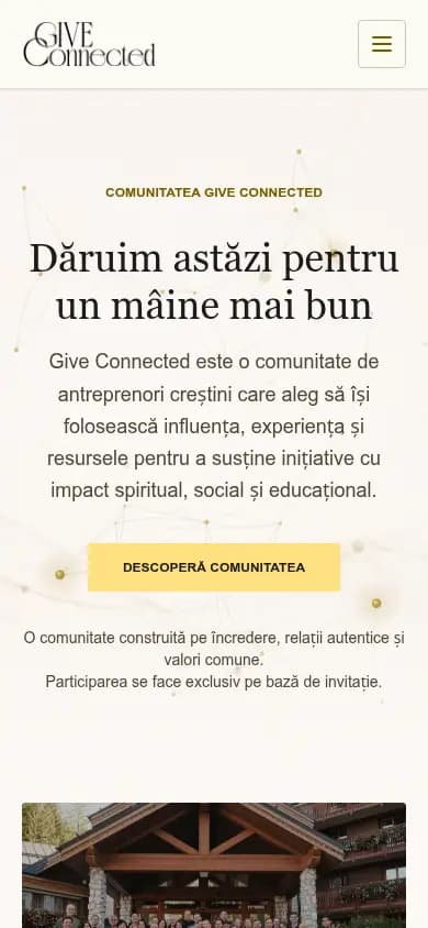 Give Connected platform on mobile