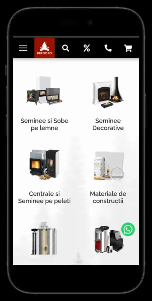 PeFoc.ro mobile project